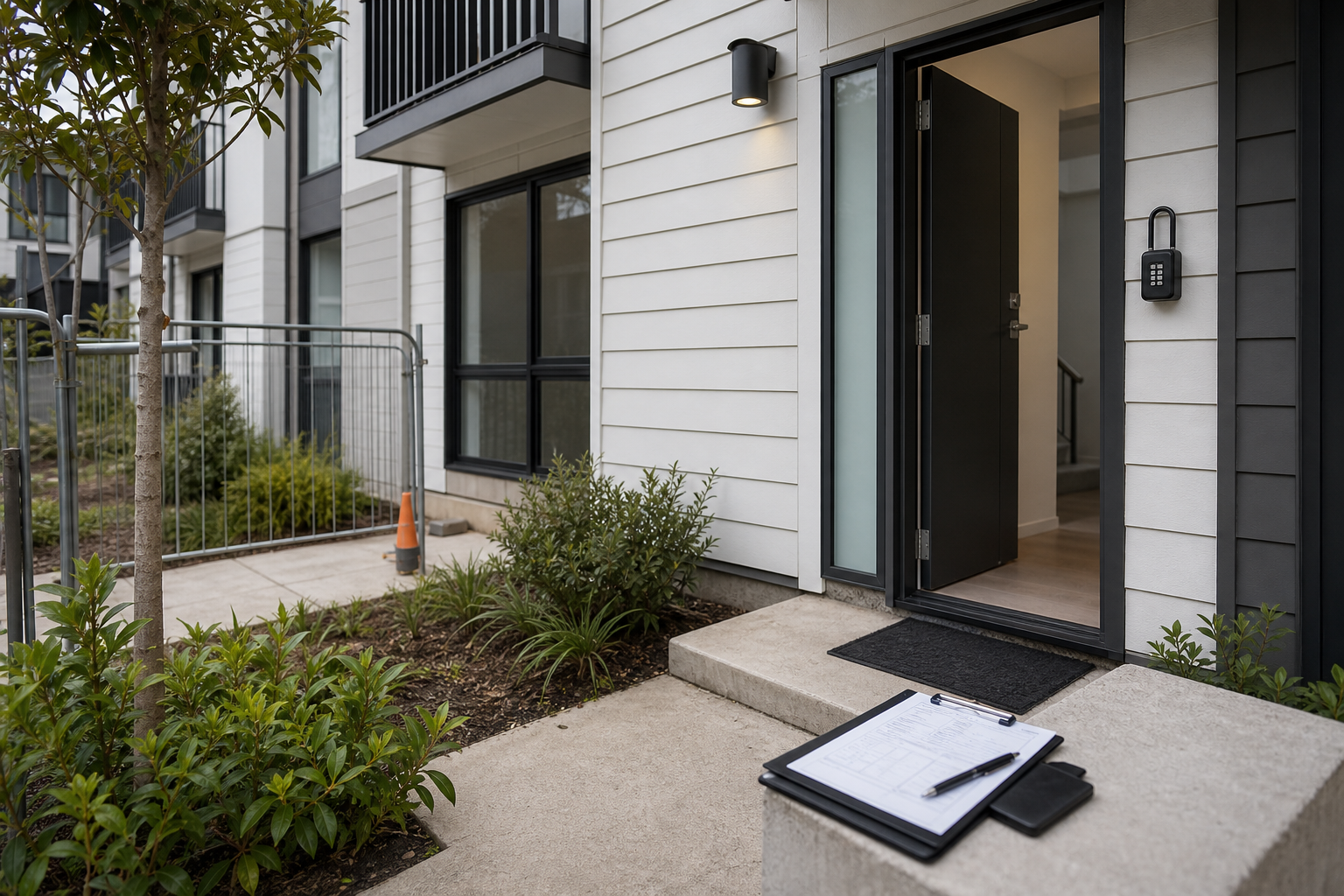 Modern apartment property associated with a rent loss claim